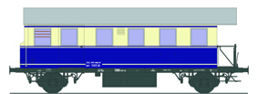 Ferro Train 786-401 - Austrian ÖBB BDT 7137.01 railcar trailer blue/beige